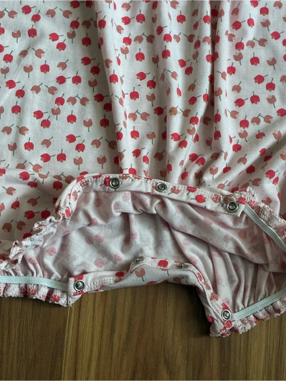 7 For All Mankind Baby Girl Smocked Bubble Romper Pink Floral Size 24M